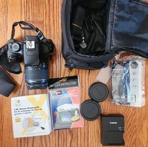 Canon EOS T3 DSLR Digital Camera Bundle